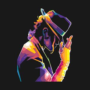 Graphic for MJ king of pop