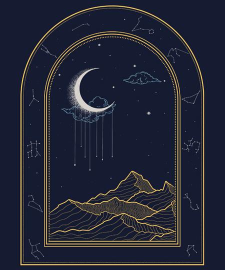 Qwertee: Beyond the Night Sky