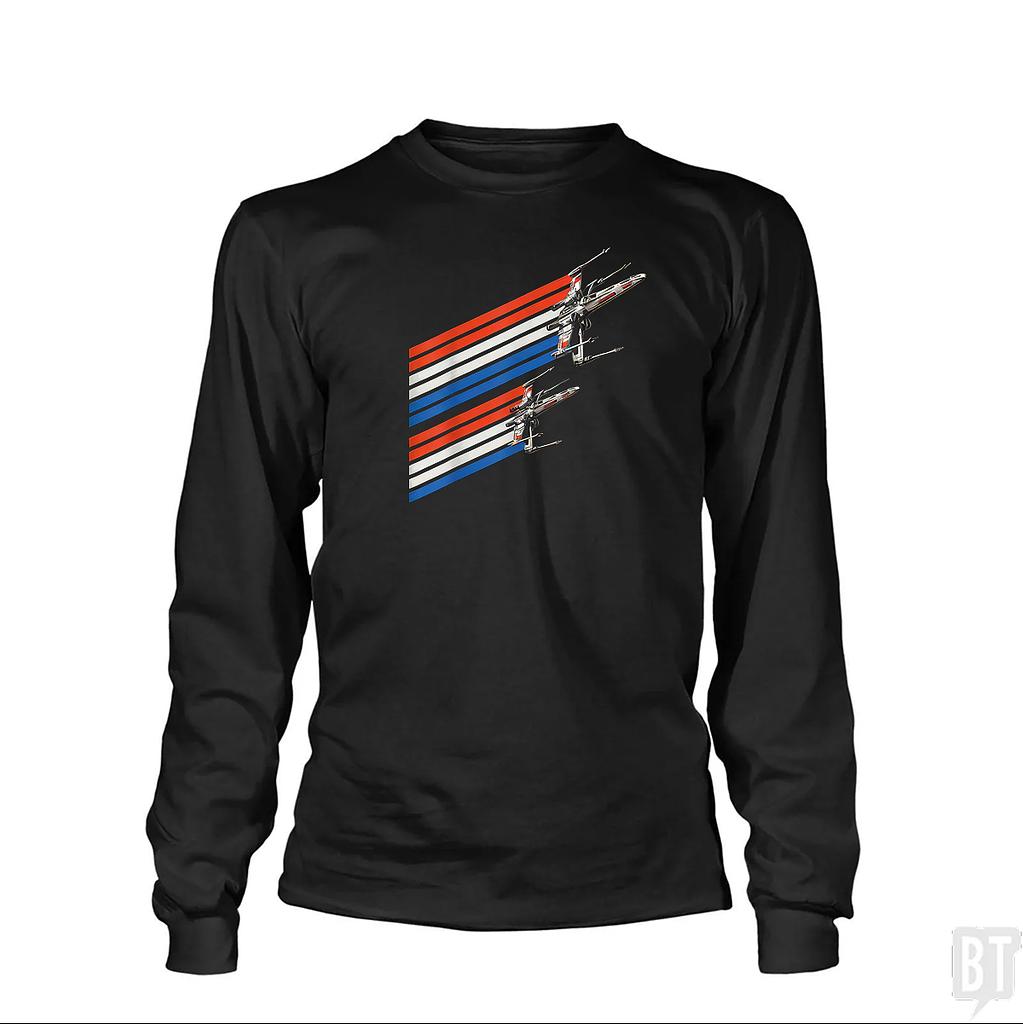BustedTees: American Fighters Long Sleeve