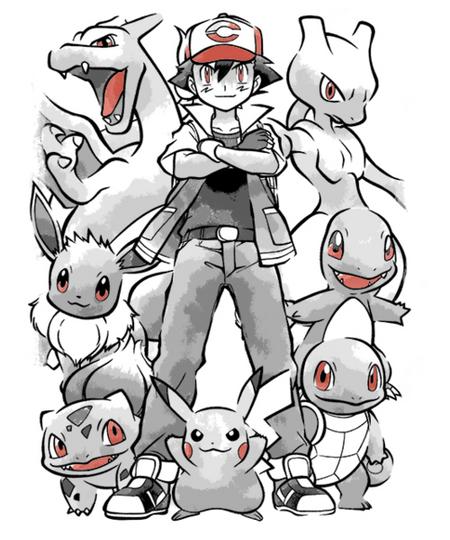 Qwertee: Kanto First-Gen Legend