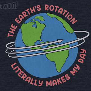 Graphic for Earth's Rotation Literally Makes My Day!