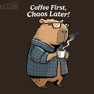 Graphic for Coffee First, Chaos Later