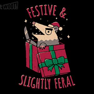 Graphic for Festive & Slightly Feral