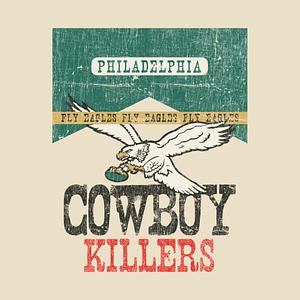 Graphic for Vintage Philadelphia Eagles Cowboy Killers Retro