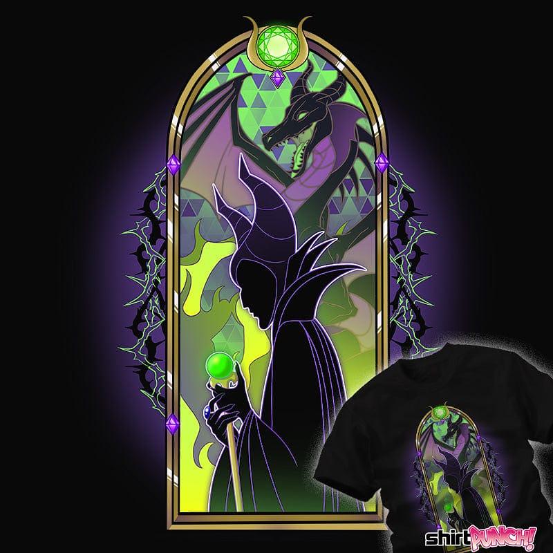 ShirtPunch: Dragon Witch Stained Glass