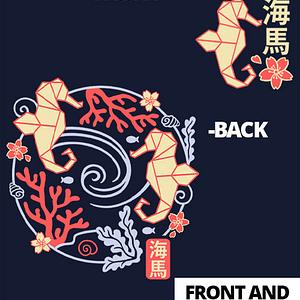 Graphic for Origami seahorse