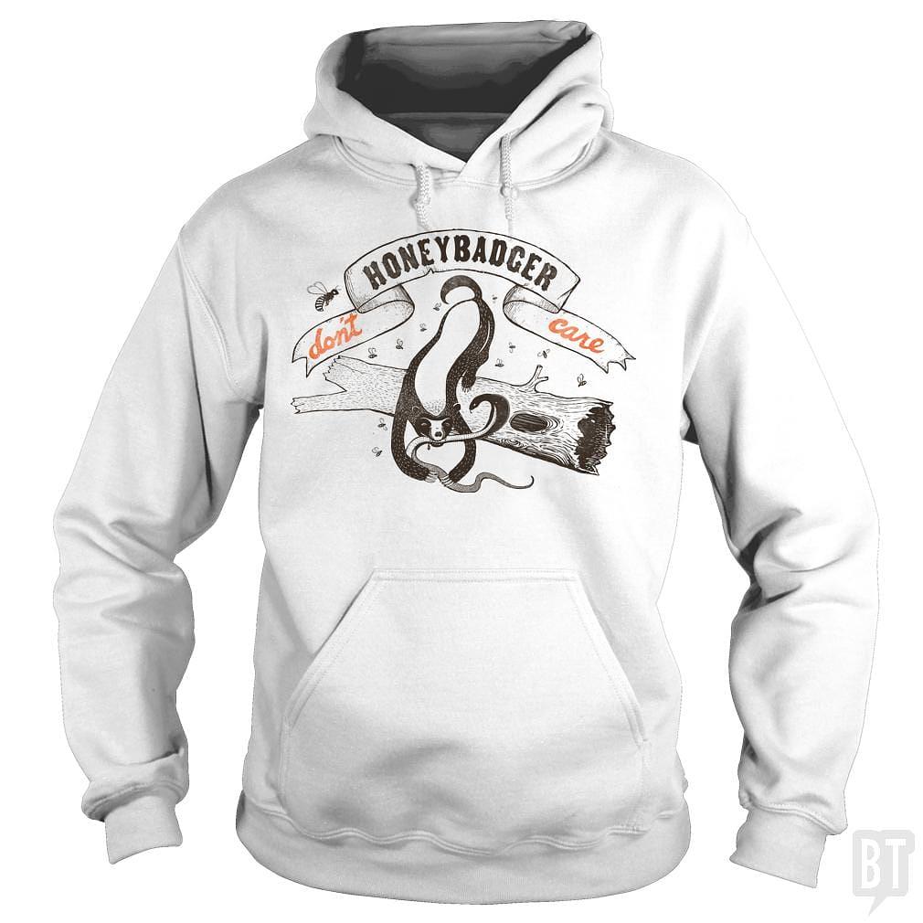 BustedTees: Honey Badger Hoodie