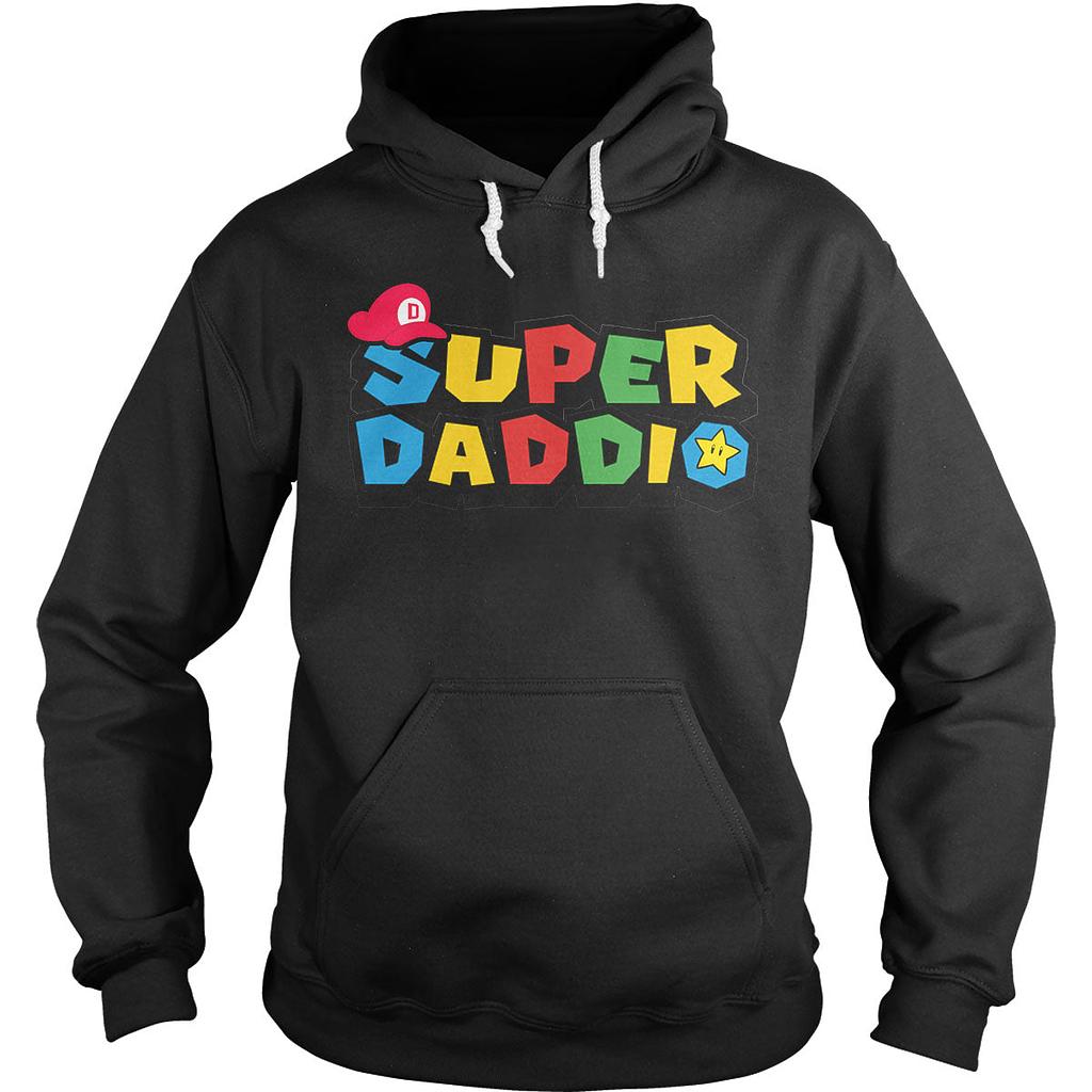 BustedTees: Super Daddio Hoodie