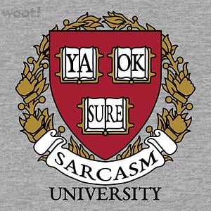 Graphic for Ivy League Sarcasm