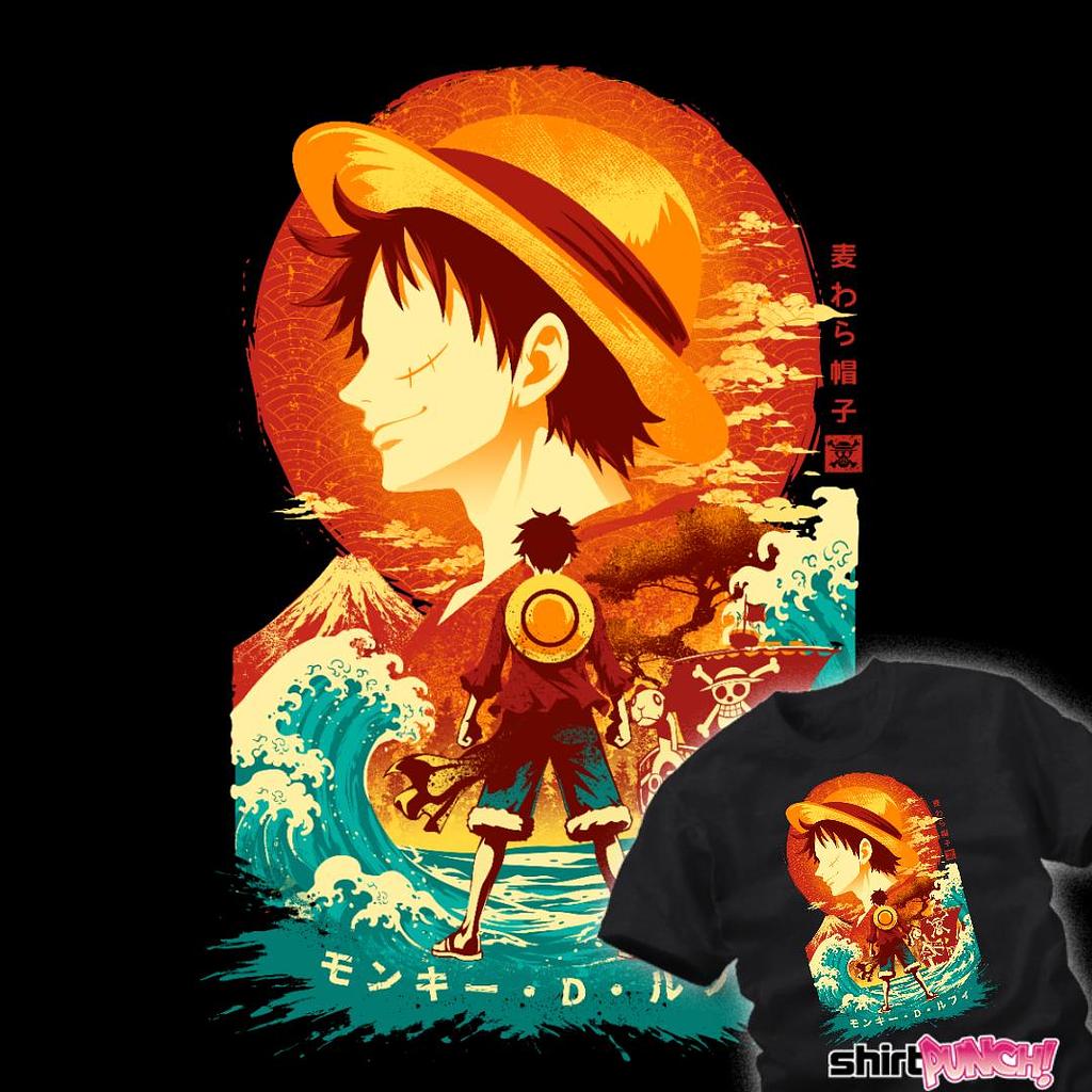 ShirtPunch: Great Wave Luffy