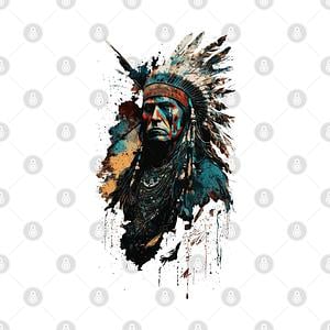Graphic for Native American Warrior V3