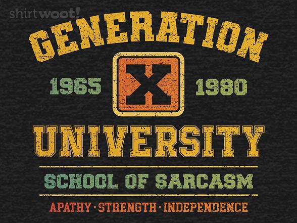Woot!: Generation X University