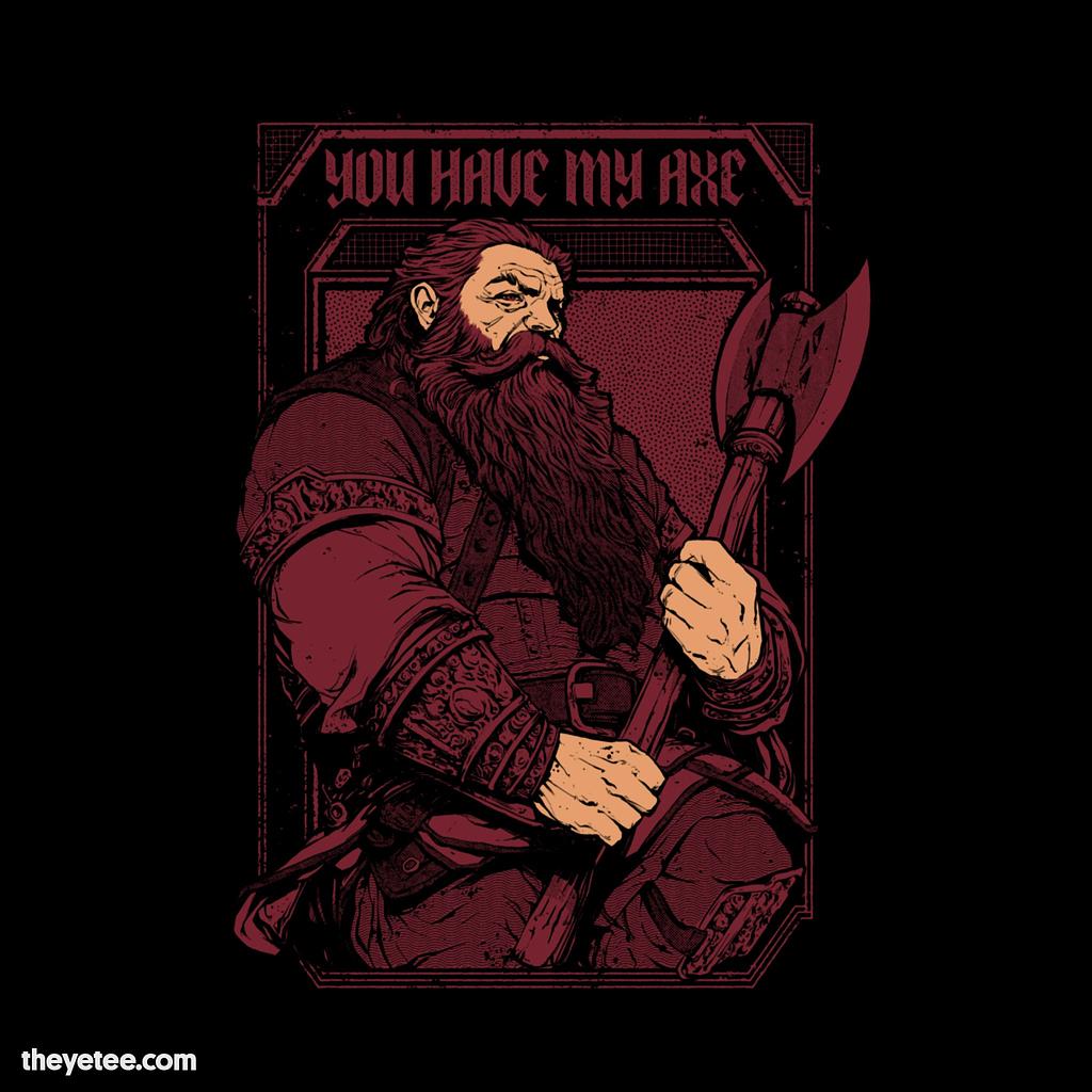 The Yetee: You Have My Axe
