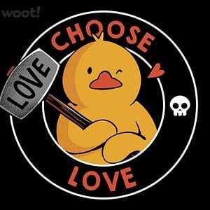 Graphic for Duck Chooses Love