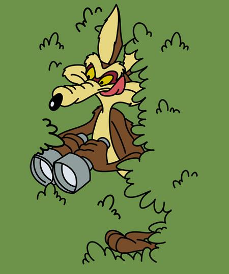 Qwertee: Coyote spy