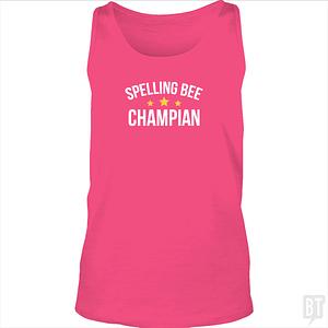 Graphic for Spelling Bee Champion Tank Top