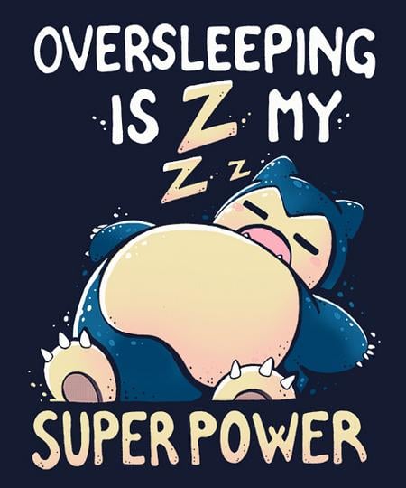 Qwertee: Over Sleeping