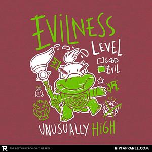 Graphic for Evilness level