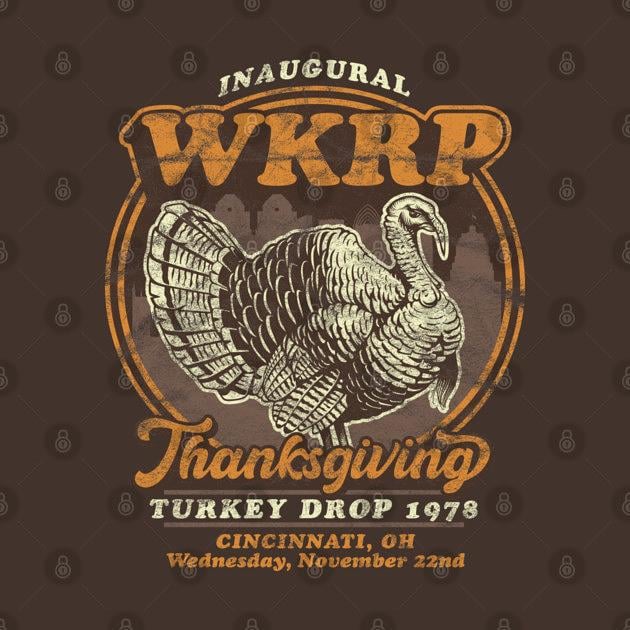 TeePublic: WKRP Turkey Day Vintage Worn