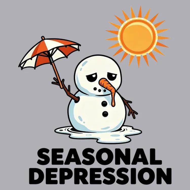 6 Dollar Shirts: Seasonal Depression Melting Snowman