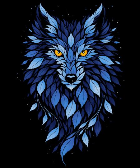 Qwertee: Indigo Revenant