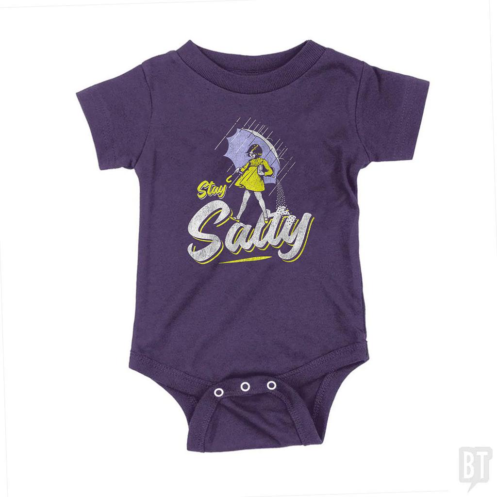 BustedTees: Stay Salty Baby One-Piece