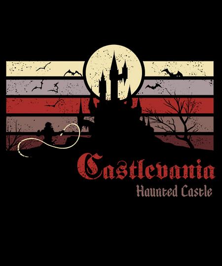 Qwertee: Haunted Castle