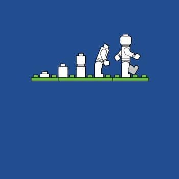 BustedTees: Legolution Baby Bodysuit