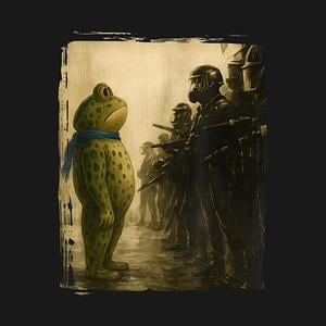 Graphic for Portland Frog Protest - Rage Against The Machine, Political Protest, Resist, Protest. Protest Frog, Abolish Ice, Anti ICE, Anti Fascism