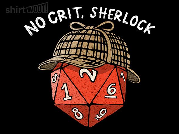 Woot!: No Crit, Sherlock