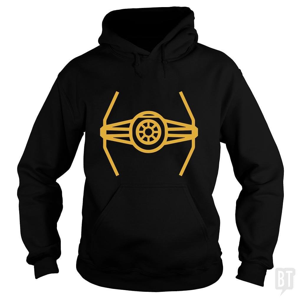 BustedTees: TIE Fighter Hoodie