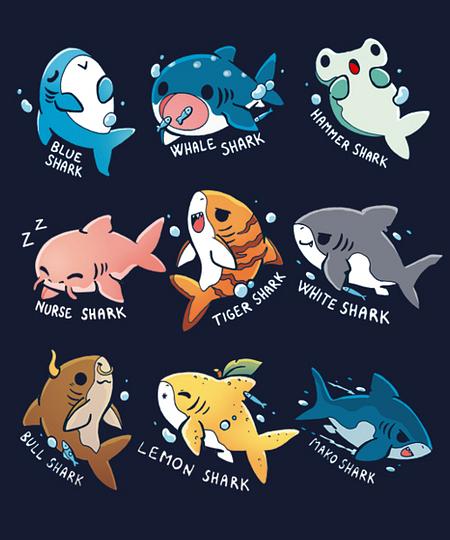 Qwertee: Sharks