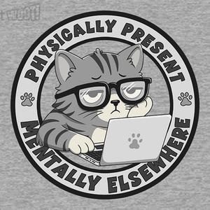 Graphic for Physically Present. Mentally Elsewhere