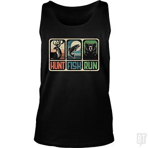 Graphic for Hunt Fish Run Tank Top