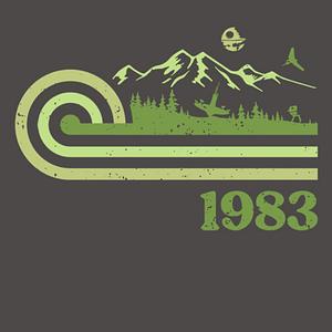 Graphic for Retro Vintage Forest Moon