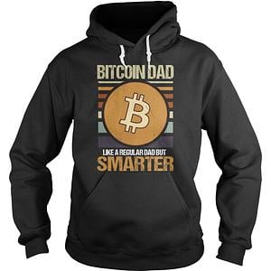 Graphic for Bitcoin Dad Smarter Hoodie