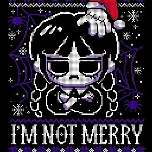 Graphic for Not merry ugly christmas sweater