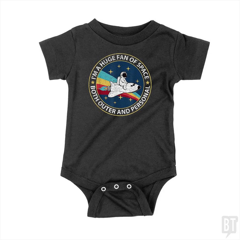 BustedTees: Im A Huge Fan Of Space Both Outer And Personal Baby One-Piece