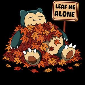 Graphic for LEAF ME ALONE