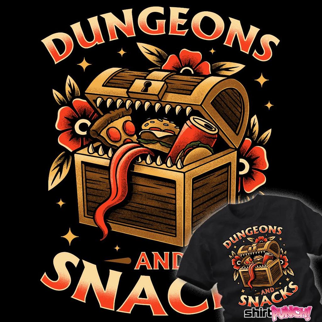 ShirtPunch: Dungeons And Snacks