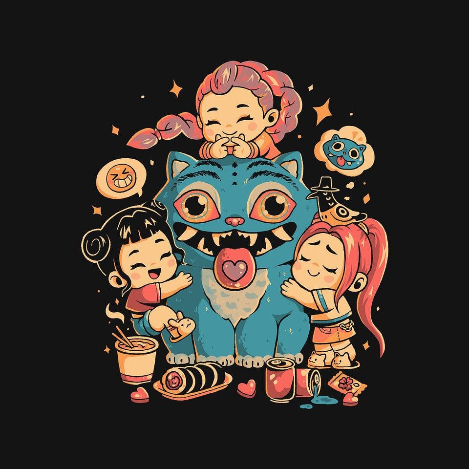 TeeFury: Demon Huggers