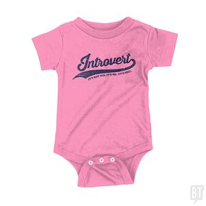 Graphic for Introvert Baby One-Piece