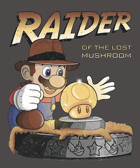 Qwertee: Raider of the Lost Mushroom