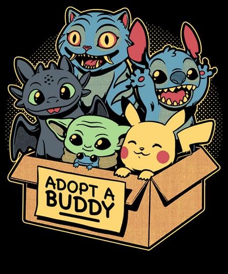 Qwertee: Adopt Geek Pet