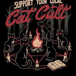 Graphic for Support Your Local Cat Cult