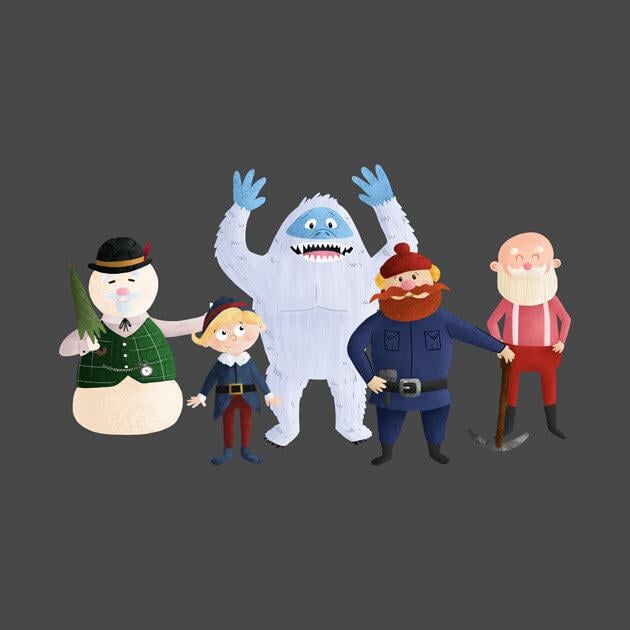 TeePublic: Classic Rudolph the Red Nosed Reindeer Group