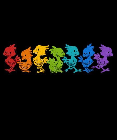 Qwertee: Rainbow Bird Pride