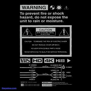 Graphic for VCR Danger
