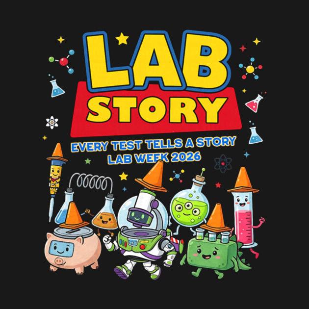 TeePublic: Funny Lab Story Lab Week 2026 Science Community