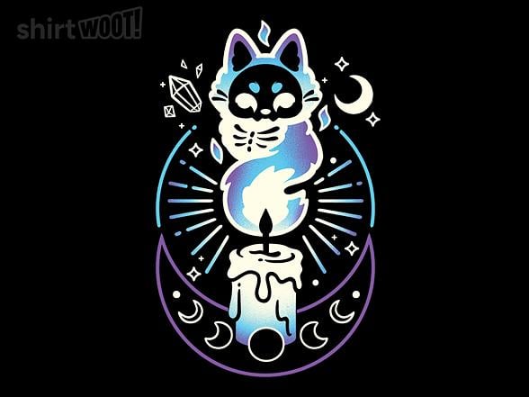 Woot!: Fox dark flame candle